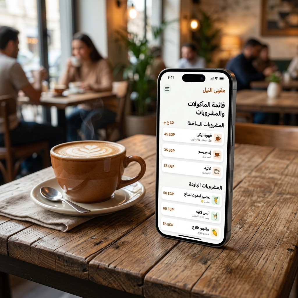 المنيو الرقمي التفاعلي العربي